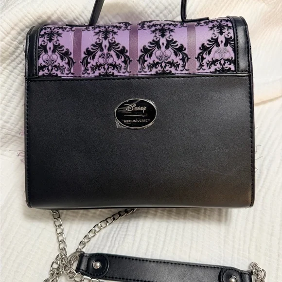 🖤💜 Disney Haunted Mansion Dress, Ears & Purse Set – Excellent Condition 💜🖤 - Picture 4 of 12